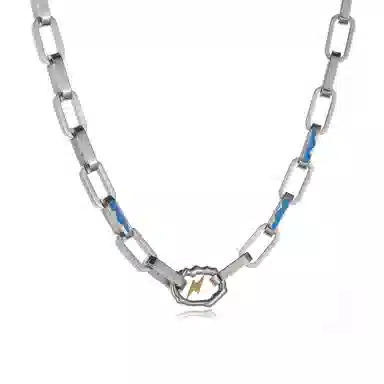 DH7 Lightning Titanium Steel Necklace