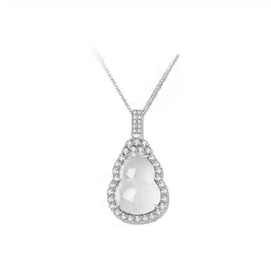 【S925银】 琅风 葫芦吊坠福禄好运轻奢高级感百搭潮流锁骨链 玛瑙 项链 女款