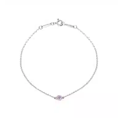 Tiffany & Co. Round Pink Sapphire Necklace
