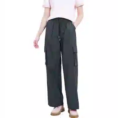 木果果木 简约通勤宽松长裤工装裤 女款