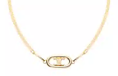 CELINE Maillon Triomphe Gold Necklace
