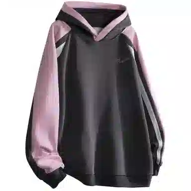 王者荣耀 明世隐款 美式街头复古撞色结构主义多色基础款重磅长袖连帽卫衣 男女同款