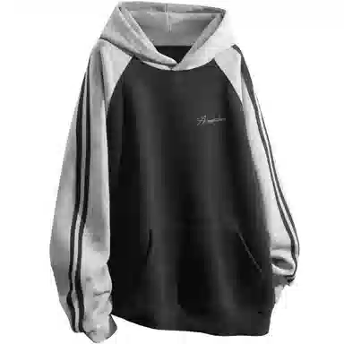 王者荣耀 明世隐款 美式高街撞色多色基础款宽松柔软亲肤连帽长袖 卫衣 男女同款