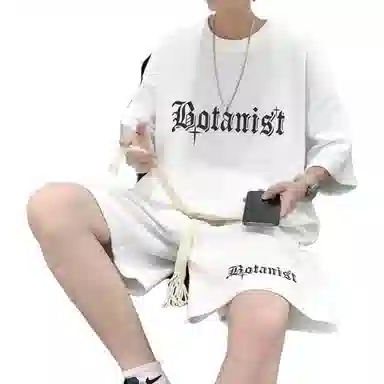 寻星记 融合多风格的潮流短袖休闲运动套装 男女同款