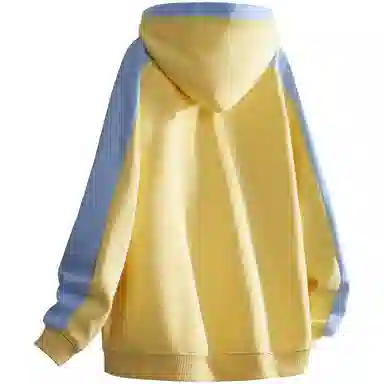 王者荣耀 明世隐款 美式街头复古撞色结构主义多色基础款重磅长袖连帽卫衣 男女同款