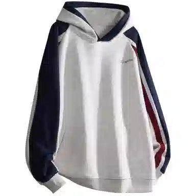 王者荣耀 明世隐款 美式街头复古撞色结构主义多色基础款重磅长袖连帽卫衣 男女同款