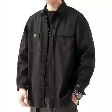贵色 高端美式复古工装长袖衬衫 男款