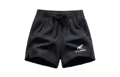 木林森 健身跑步篮球直筒宽松霸王龙字母印花三分休闲运动短裤 男女同款