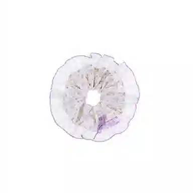 水中玉 碎花大肠花边肥肠发绳超大丸子头头花发饰 布艺 发圈/头绳 女款