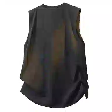 王者荣耀 露娜款 美式街头坎肩夏季打底汗衫大码宽松跑步肌肉健身无袖宽肩跨栏圆领休闲百搭干爽透气散热排汗背心 男女同款