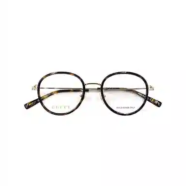 Gucci GG Thin Round Optical Frame Tortoise