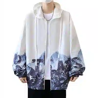 冰丝夏季轻薄凉感防紫外线潮流休闲青少年外套防晒服 男女同款