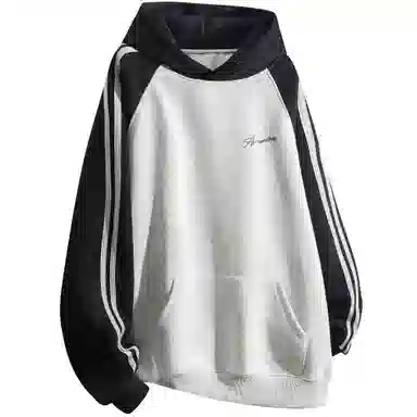 王者荣耀 明世隐款 美式高街撞色多色基础款宽松柔软亲肤连帽长袖 卫衣 男女同款