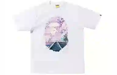A BATHING APE BAPE Sakura Photo Ape Head Tee