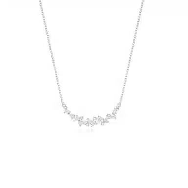 【 999纯银丨满钻爆闪 福韵金 】六桂福珠宝 紫藤花微笑宝石花朵轻奢浪漫小众设计在逃公主高级甜美温柔气质百搭百搭好运 足银 手链 女款