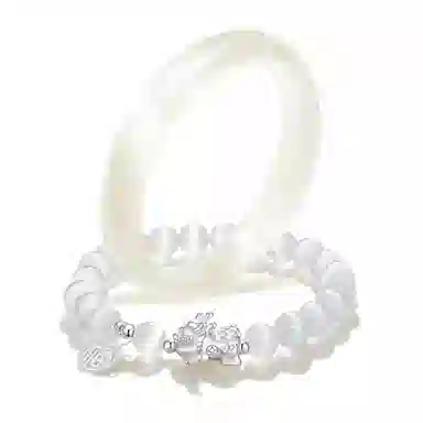 【招财磁场】 琉堇 财运亨通透亮美人条 升职加薪暴富来财新中式国风优雅显白气质 古色古香轻奢百搭高级感#好运 玻璃猫眼 手镯 女款