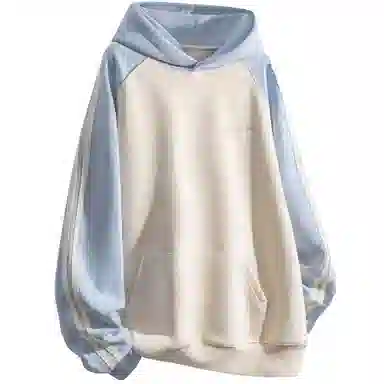 王者荣耀 明世隐款 美式高街撞色多色基础款宽松柔软亲肤连帽长袖 卫衣 男女同款