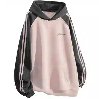 王者荣耀 明世隐款 美式高街撞色多色基础款宽松柔软亲肤连帽长袖 卫衣 男女同款