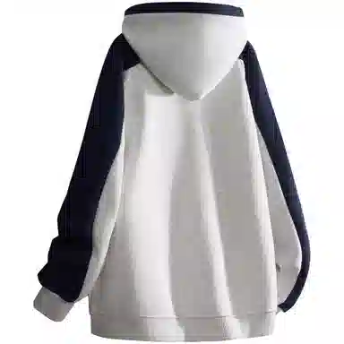 王者荣耀 明世隐款 美式街头复古撞色结构主义多色基础款重磅长袖连帽卫衣 男女同款