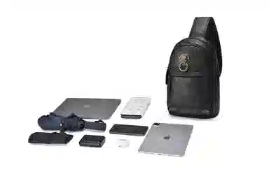 Chusan Copper Lion Head Shoulder Bag