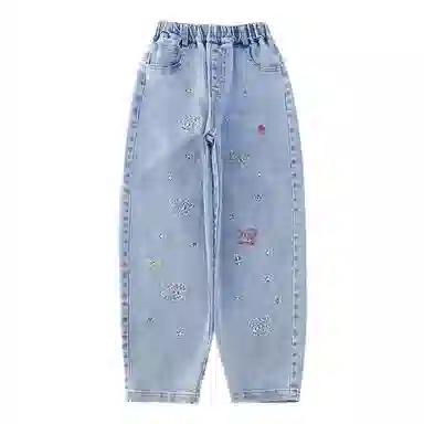天才小熊牛仔裤 亲肤潮流时尚 儿童款