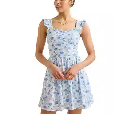 ALTAR'D STATE Cary Floral Mini Dress