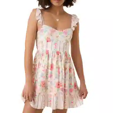 ALTAR'D STATE Floral Mini Dress Lexi