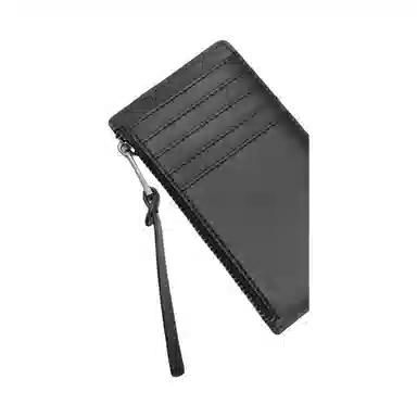 ZARA Napa Leather Card Holder Black