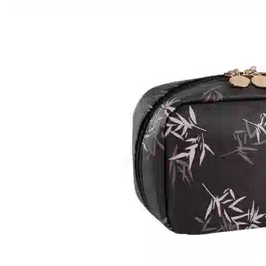 乐活旅行 时尚简约潮流 十字纹皮质 化妆包 男女同款情侣款 多色