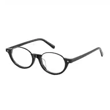 匠达人 书呆子高级感时髦早八素颜复古防蓝光防辐射可配度数轻盈时尚个性设计感显脸小 板材 椭圆形 光学镜架 女款