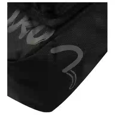 EVISU Printed Multi-Pocket Messenger Bag Black