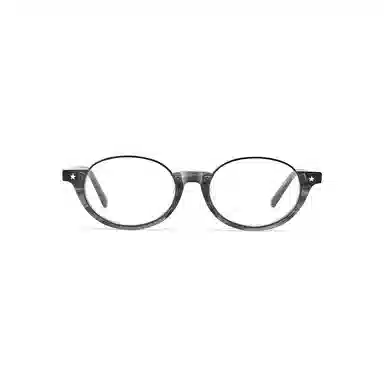 匠达人 书呆子高级感时髦早八素颜复古防蓝光防辐射可配度数轻盈时尚个性设计感显脸小 板材 椭圆形 光学镜架 女款