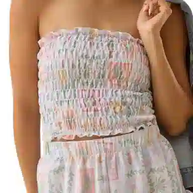 ALTAR'D STATE Smocked Tube Top