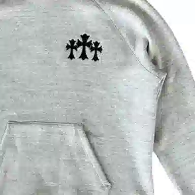 Chrome Hearts Hoodie Grey
