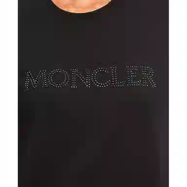Moncler SS22 Logo T-Shirt Black