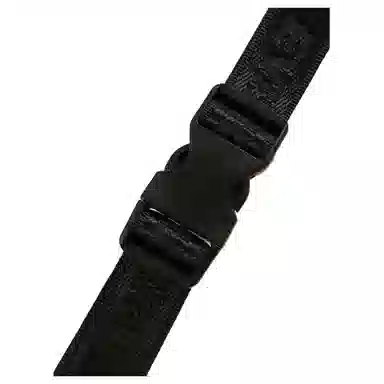 EVISU Printed Multi-Pocket Messenger Bag Black