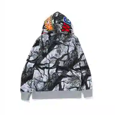 A BATHING APE TREE EDGE CAMO Hoodie