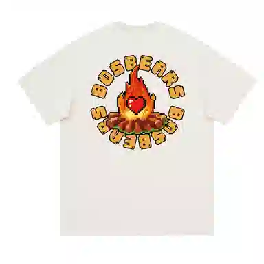 BOS BEAR Pixel Flame T-Shirt