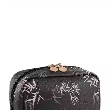 乐活旅行 时尚简约潮流 十字纹皮质 化妆包 男女同款情侣款 多色