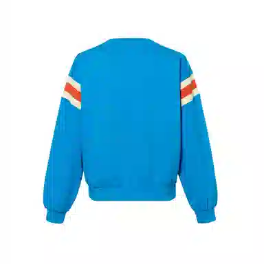 GUCCI SS23 Striped Crewneck Sweatshirt Blue