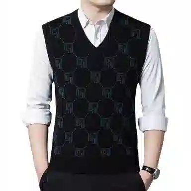 Pierre Cardin V-Neck Knit Vest