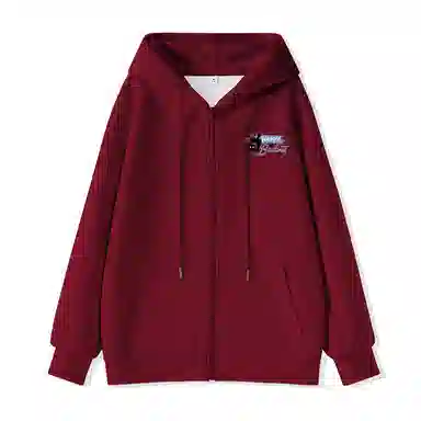 棉致 潮流个性活泼小猫涂鸦时尚百搭牛奶丝复合抗皱无性别主义宽松休闲长袖卫衣 女款