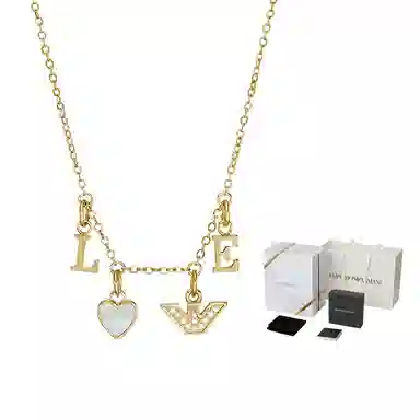 Armani Love Pendant Necklace