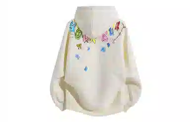 Yiershuang Retro Graffiti Hoodie