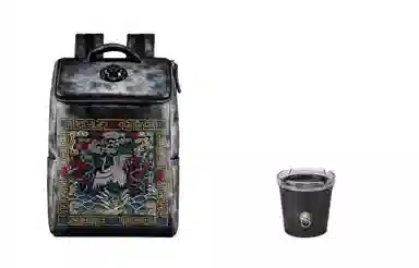 ChuSanh Black Lion Backpack