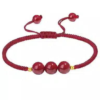 乃瑭 【鸿运当头】诸事顺遂 三生三世 与你一起 高品质新中式本命年转运珠古风国风守护好运吉祥上岸 朱砂 手绳 男女同款情侣款