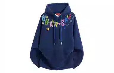 Yiershuang Retro Graffiti Hoodie