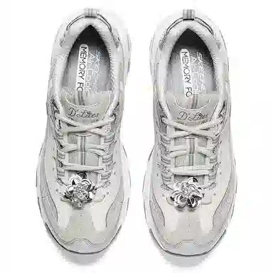 Skechers DLITES Women Silver Gold