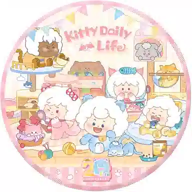 玩点无限 喜羊羊与灰太狼 喜羊羊 美羊羊 懒羊羊 沸羊羊 暖洋洋 小灰灰 猫咪泡面潮流 吧唧 可爱萌趣  徽章