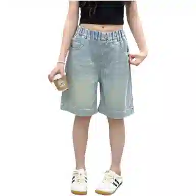 天才小熊 透气简约百搭短裤 儿童款